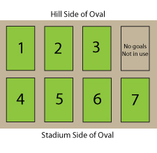 Any field may be 'rested' on any week. If there's no goals setup, DO NOT count the field